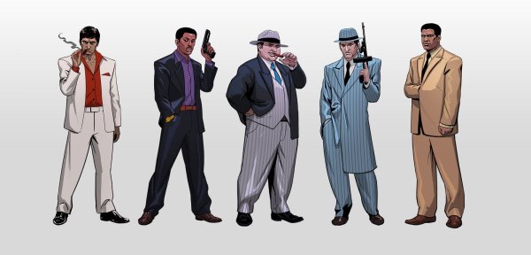 Мультяшные гангстеры