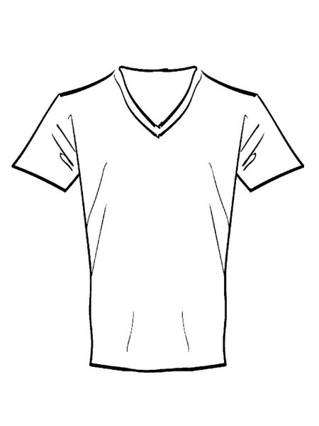 Футболка раскраска