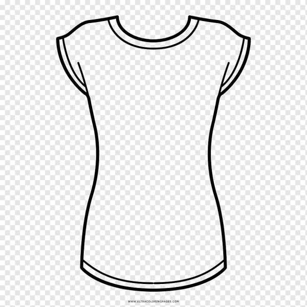 Футболка с женским силуэтом