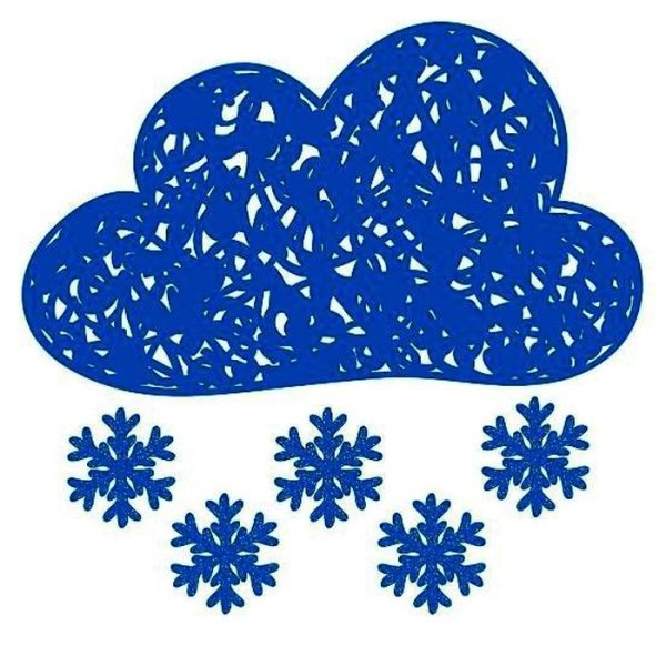 Снежок рисунок