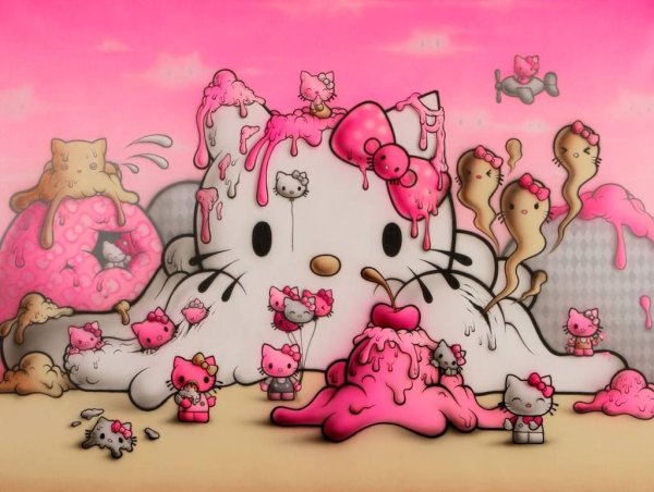 Постеры на стену в стиле Хеллоу Китти