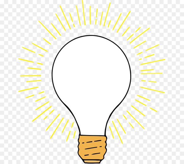 Лампочка нарисованная