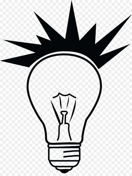 Лампочка трафарет