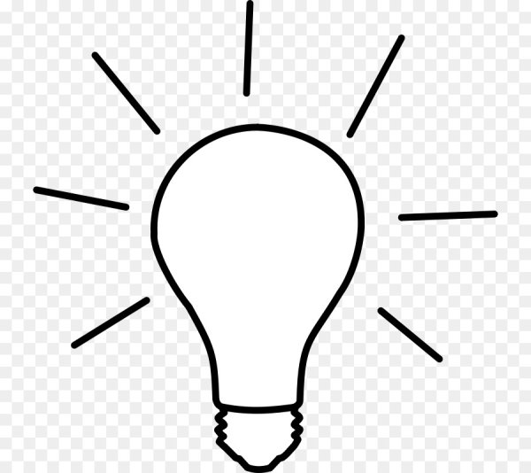 Лампочка трафарет