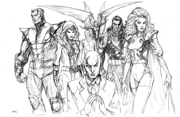 Рисовка Марвел