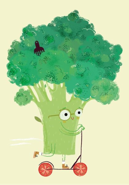 Брокколи иллюстрация