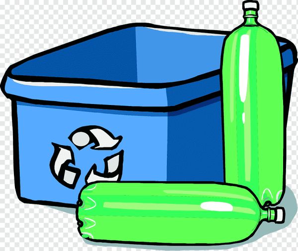 Отходы на белом фоне