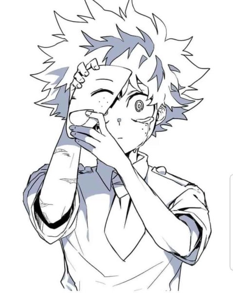 Мидория Изуку грустный