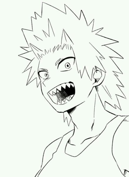 Киришима для срисовки