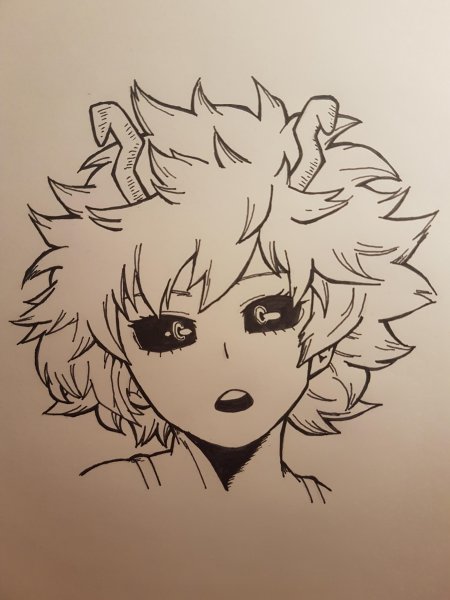 Мино Ашидо геройская срисовка