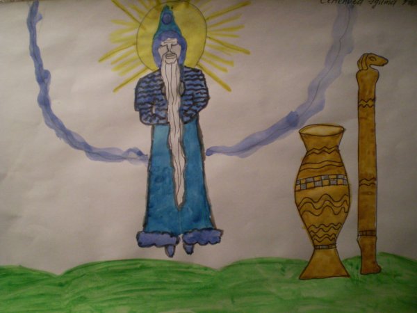 Рисунок на тему Олонхо