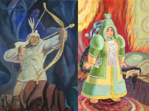 Якутский эпос Олонхо иллюстрации