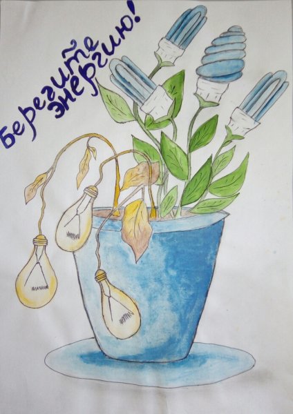 Рисунок на тему экология и энергосбережение