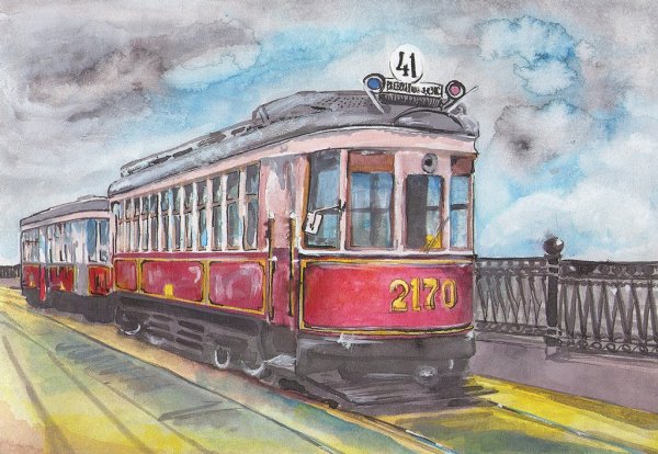 Трамвайчик для детей