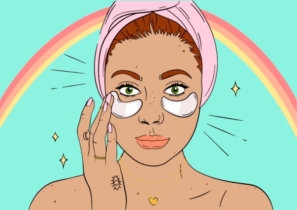 Рисунок девочки с падчами