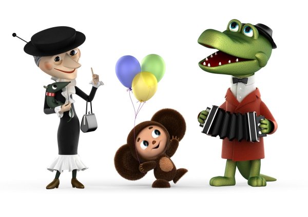 Крокодил Гена рисунок карандашом