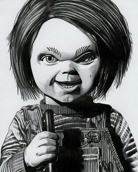 Чаки раскраска для детей