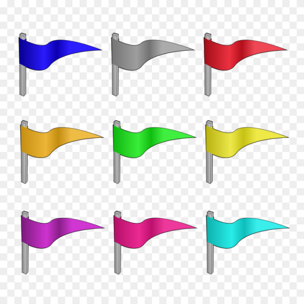 Цветные флажки