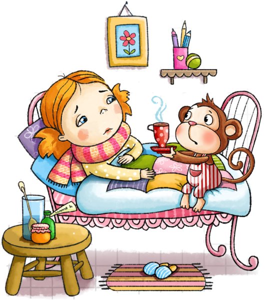 Ребенок болеет рисунок