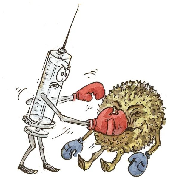 Вакцина карикатура