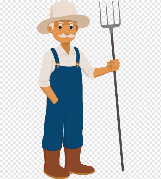 Крестьянин мультяшный