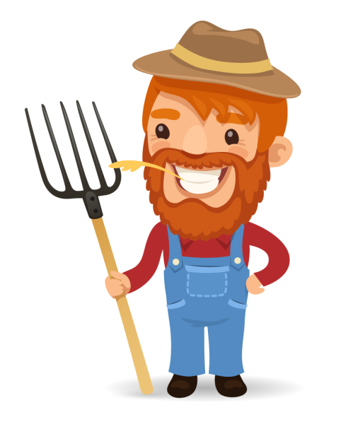 Фермеры мультяшные