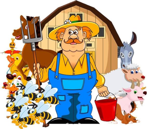 Фермер мультяшный