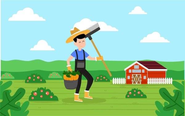 Фермерство иллюстрации