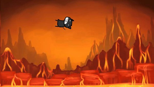 Мультяшный фон ада