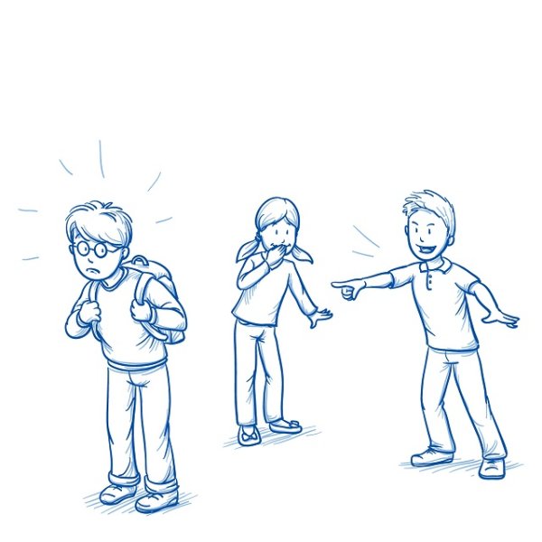 Нарисовать буллинг