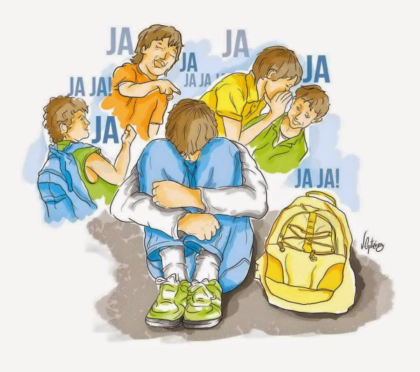 Буллинг иллюстрация