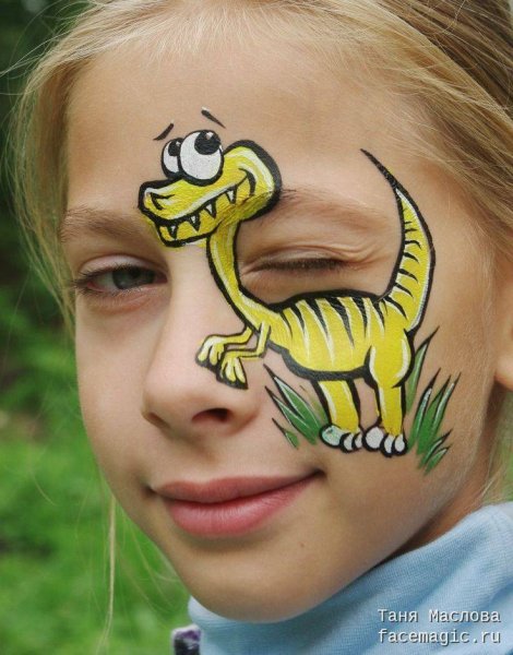 Рисование на лице для детей
