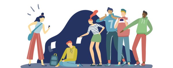 Иллюстрации школьного буллинга