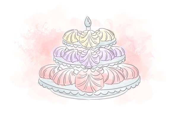 Зефир нарисованный