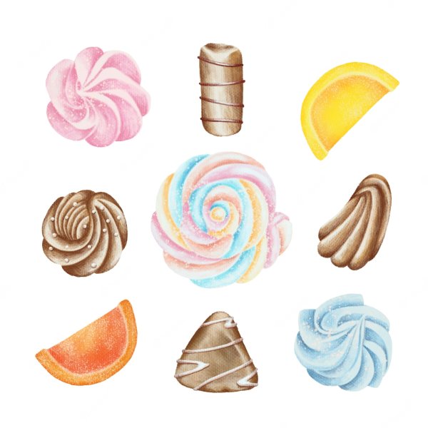 Зефир иллюстрация