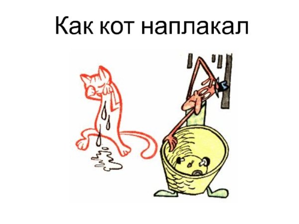 Котенок плачет мультяшный