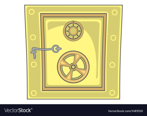 Сейф с деньгами рисунок