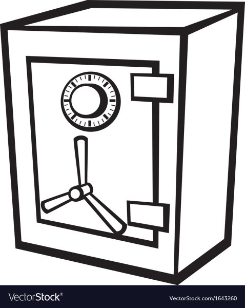 Сейф нарисованный
