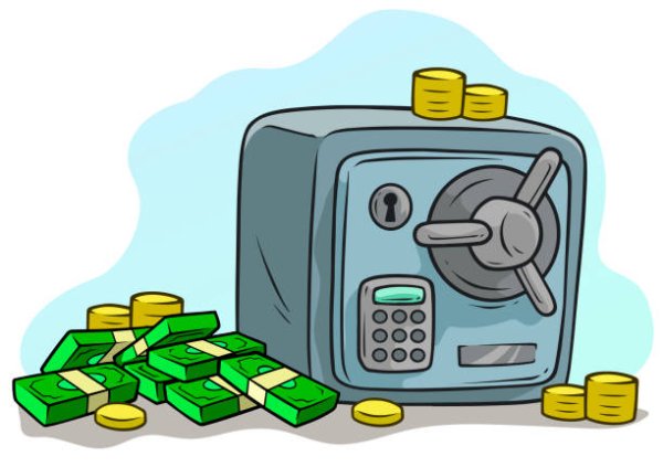 Сейф мультяшный