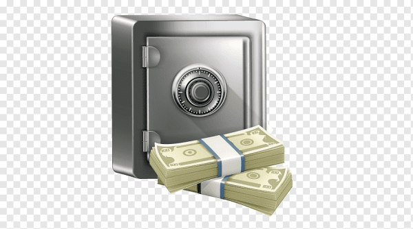 Сейф на прозрачном фоне