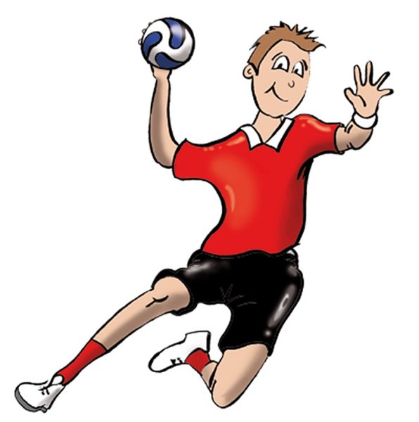 Гандболистка рисунок