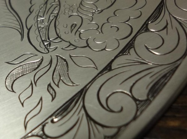 Обронное гравирование (трехмерное).