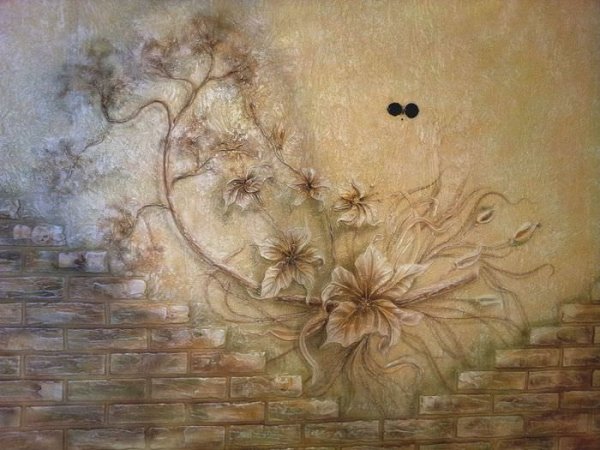 Панно из декоративной штукатурки