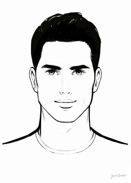 Эскиз мужского костюма