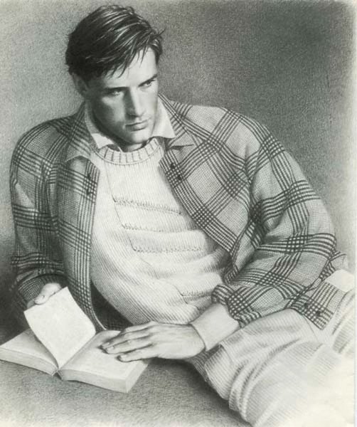 Нарисованный мужик