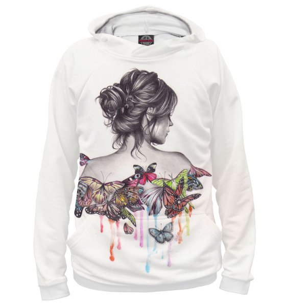 Девушка в толстовке