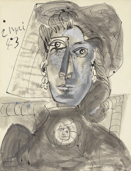 Пабло Пикассо зарисовки