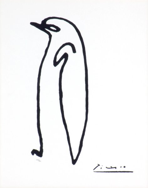 Голубка Пикассо картина