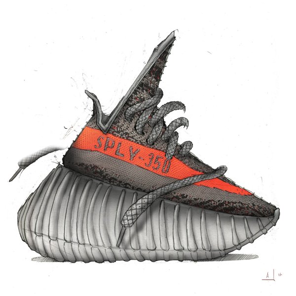 Yeezy Boost 350 лого
