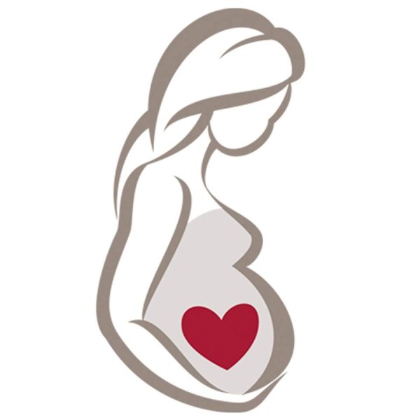 Силуэт беременной женщины